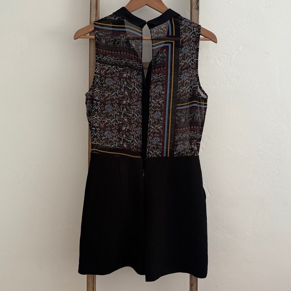 BCBGeneration Black and Multicolor Mini Rompers - Picture 6 of 8